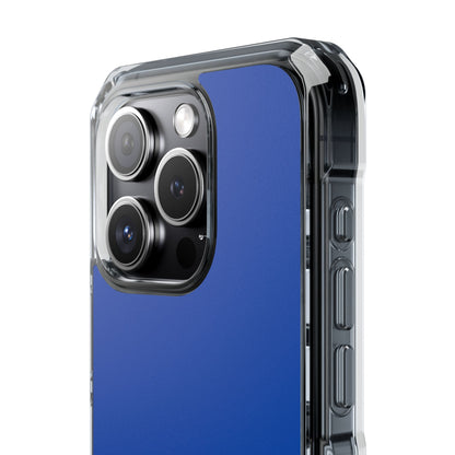 Cobalt Blue - Clear Impact Case for iPhone