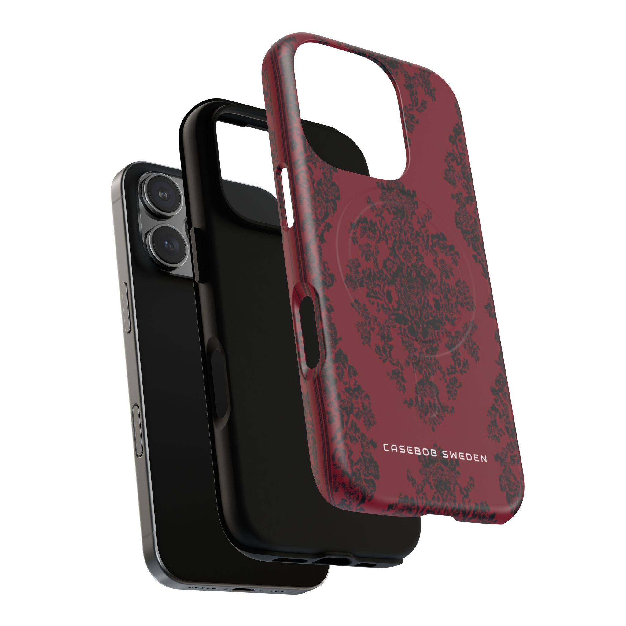 Gothic Crimson Elegance iPhone 16 | Tough+ Phone Case