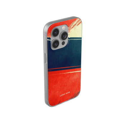 Blue Diagonal Motion iPhone 14 Pro Case - Soft