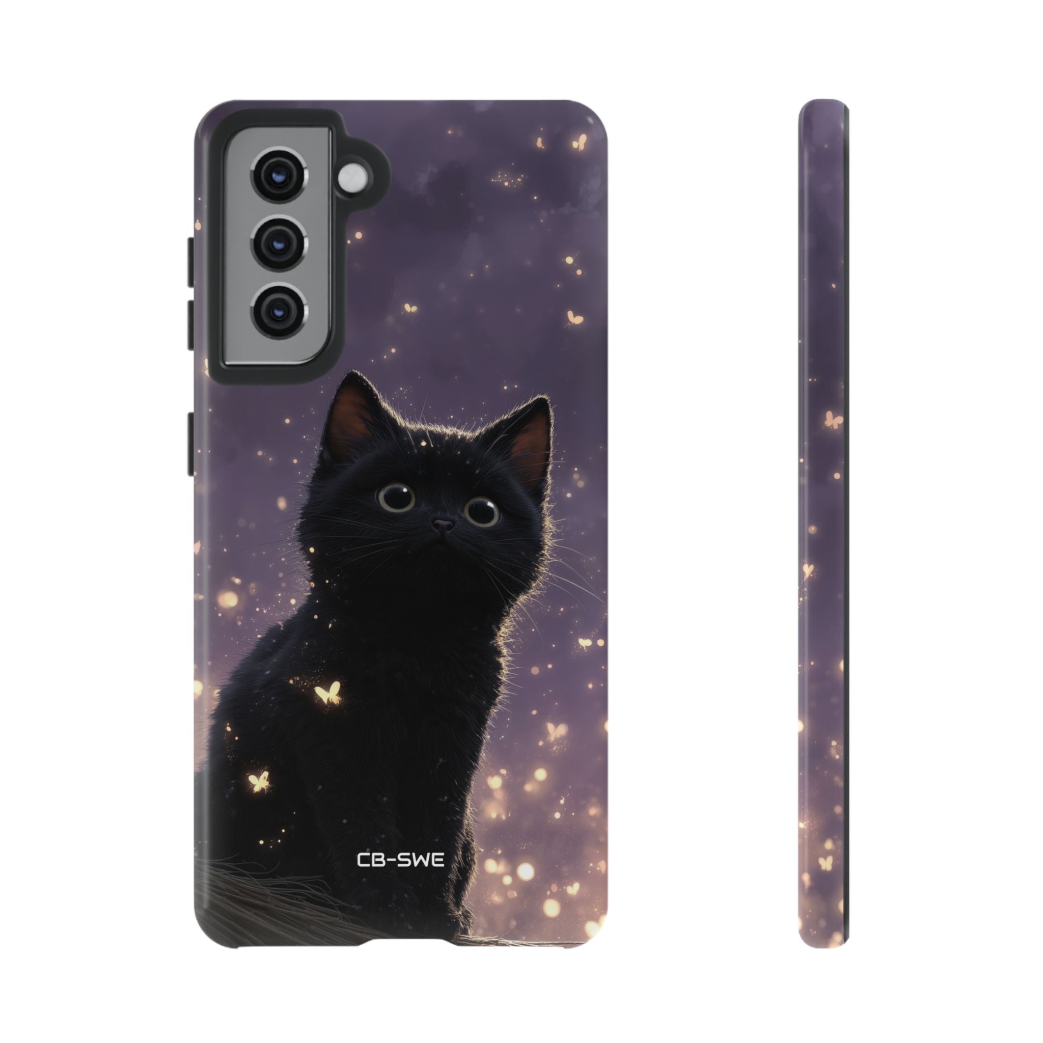Whimsical Cat Soars - Samsung Case