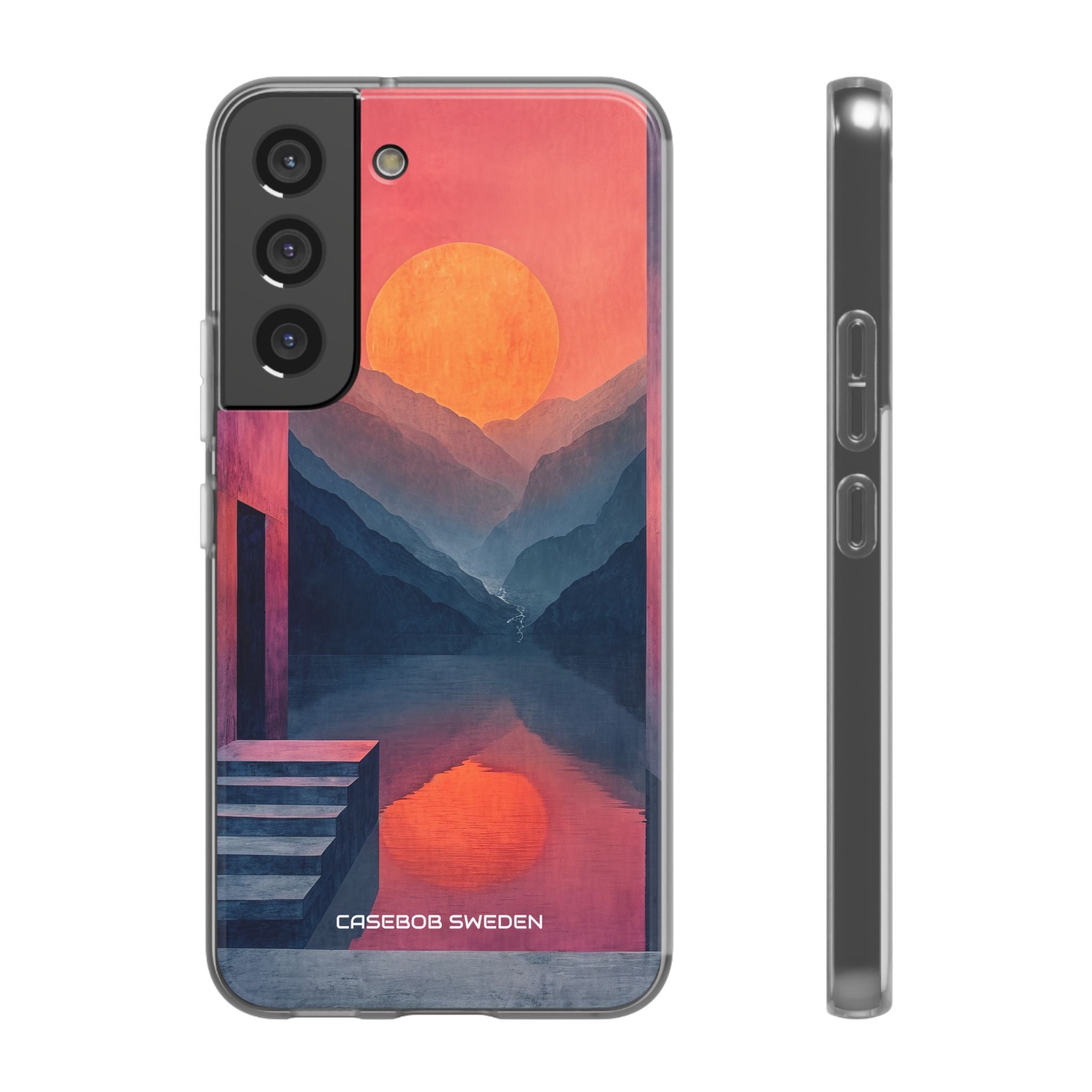 Surreal Sunset Landscape - Flexi Samsung S22 Phone Case