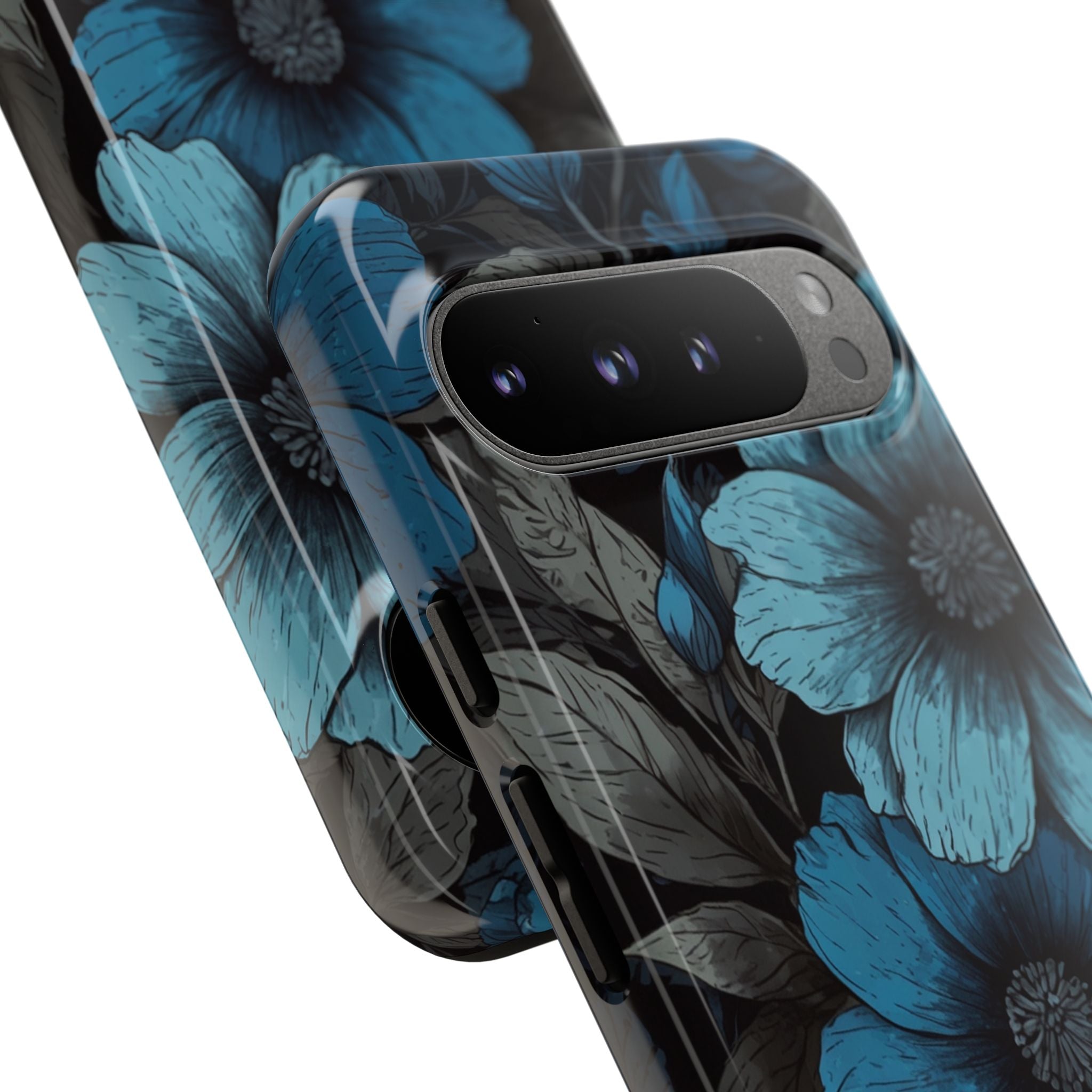 Blue Blooms Shine - Google Pixel Case