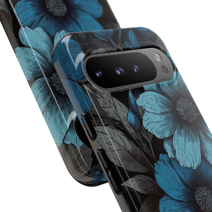 Blue Blooms Shine - Google Pixel Case