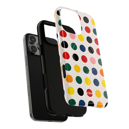 Colorful Circle Grid iPhone 16 - Tough+
