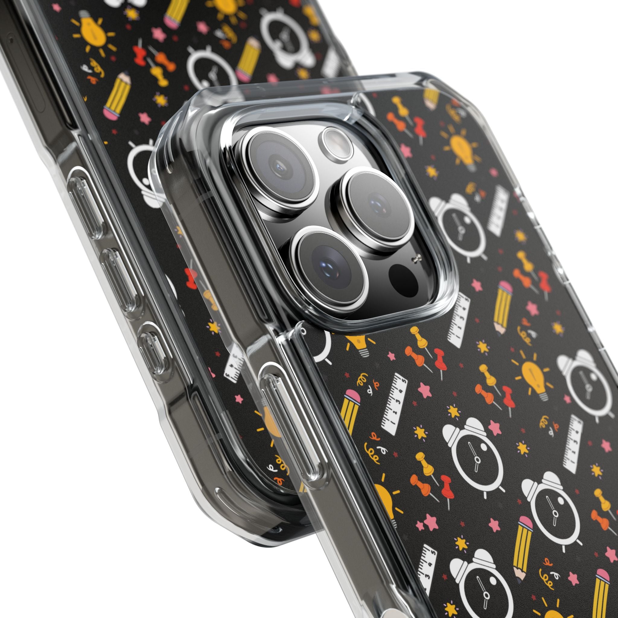 Bright Pencils Twirl iPhone Case - Impact
