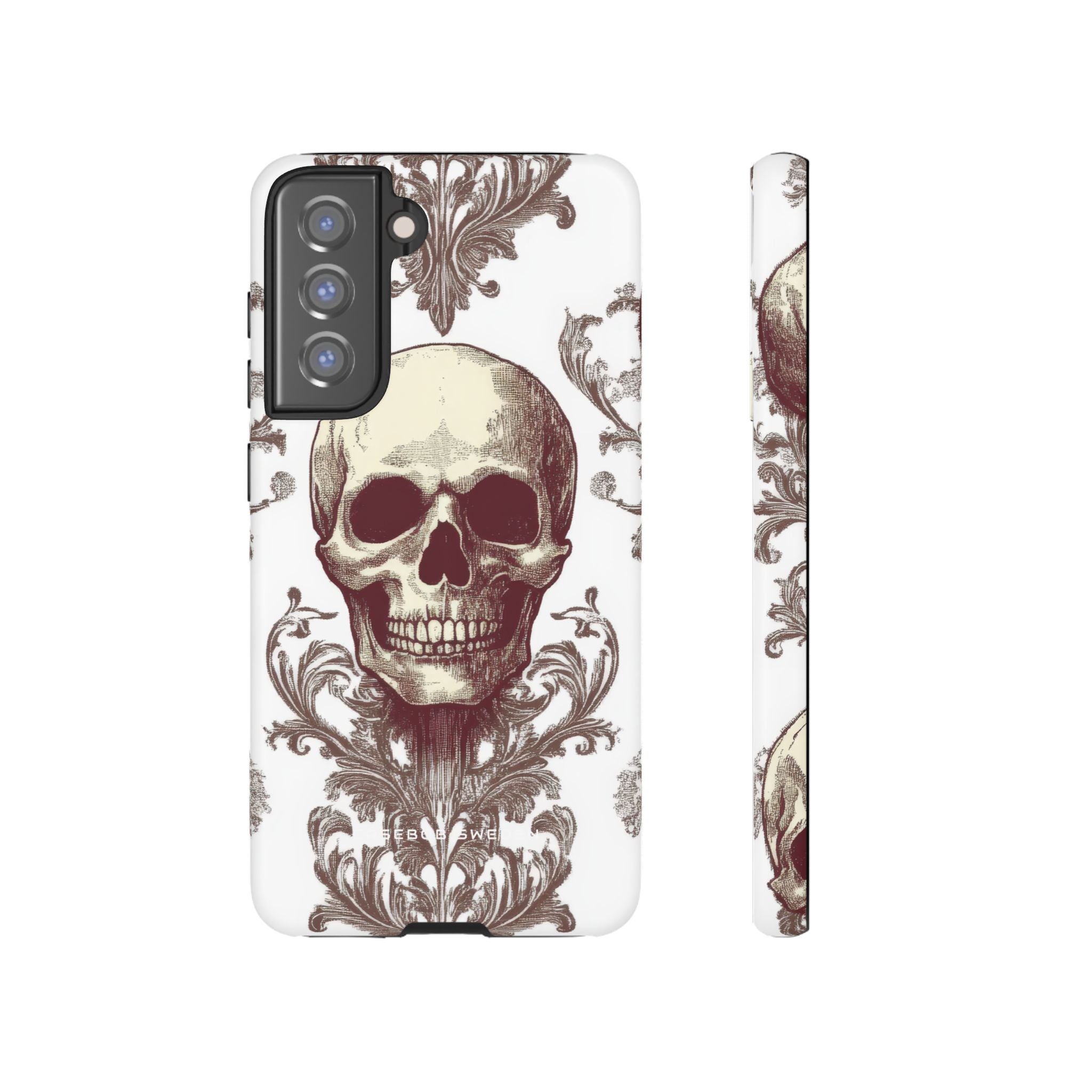 Gothic Skulls and Ornate Foliage  Samsung S21 - Tough Phone Case