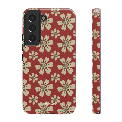 Retro Red Florals - Samsung Case