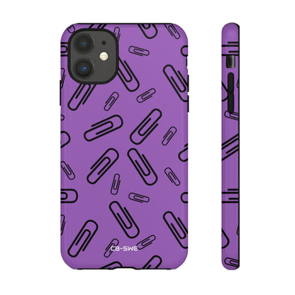 Paperclips Dance Playfully - iPhone Case