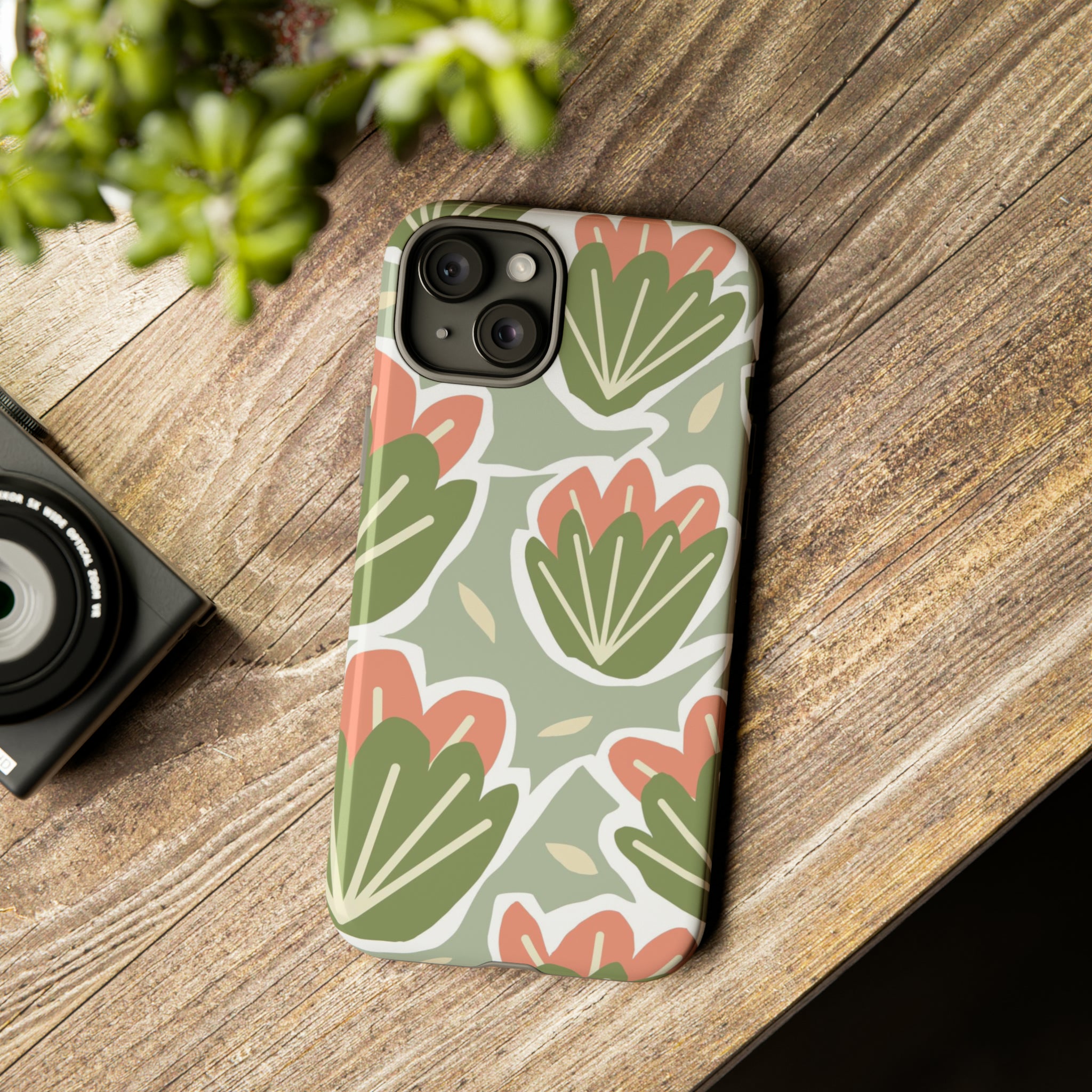 Earth Happy Flower - Protective Phone Case