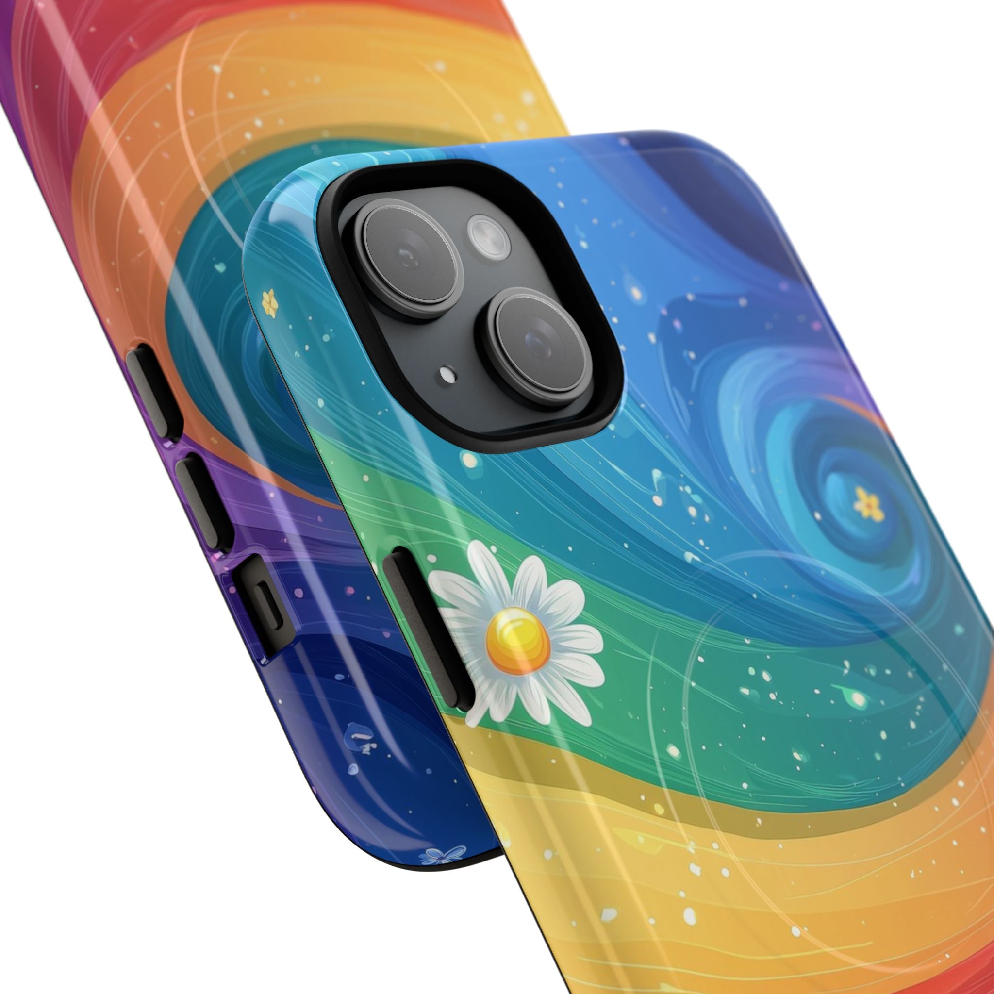 Vortex Bloom iPhone 15 Plus Case - Tough+