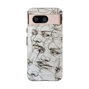 Ethereal Faces | Protective Phone Case for Google Pixel