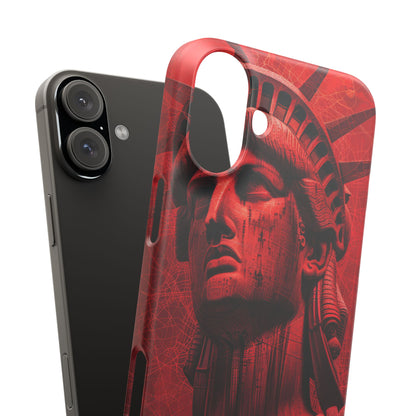 Zen Red Liberty Vision iPhone 16 - Slim Phone Case