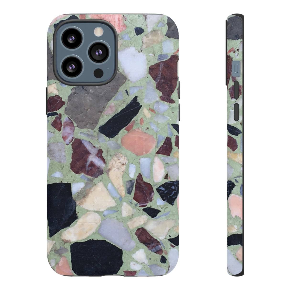 Terrazzo in Green - Protective Phone Case