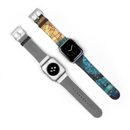 Blue Whale Mosaic - Watch Band