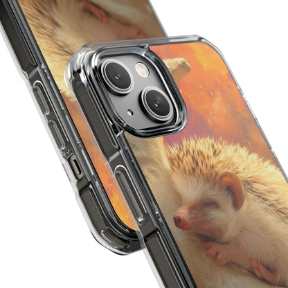 Hedgehog Rests Dreaming iPhone Case - Impact