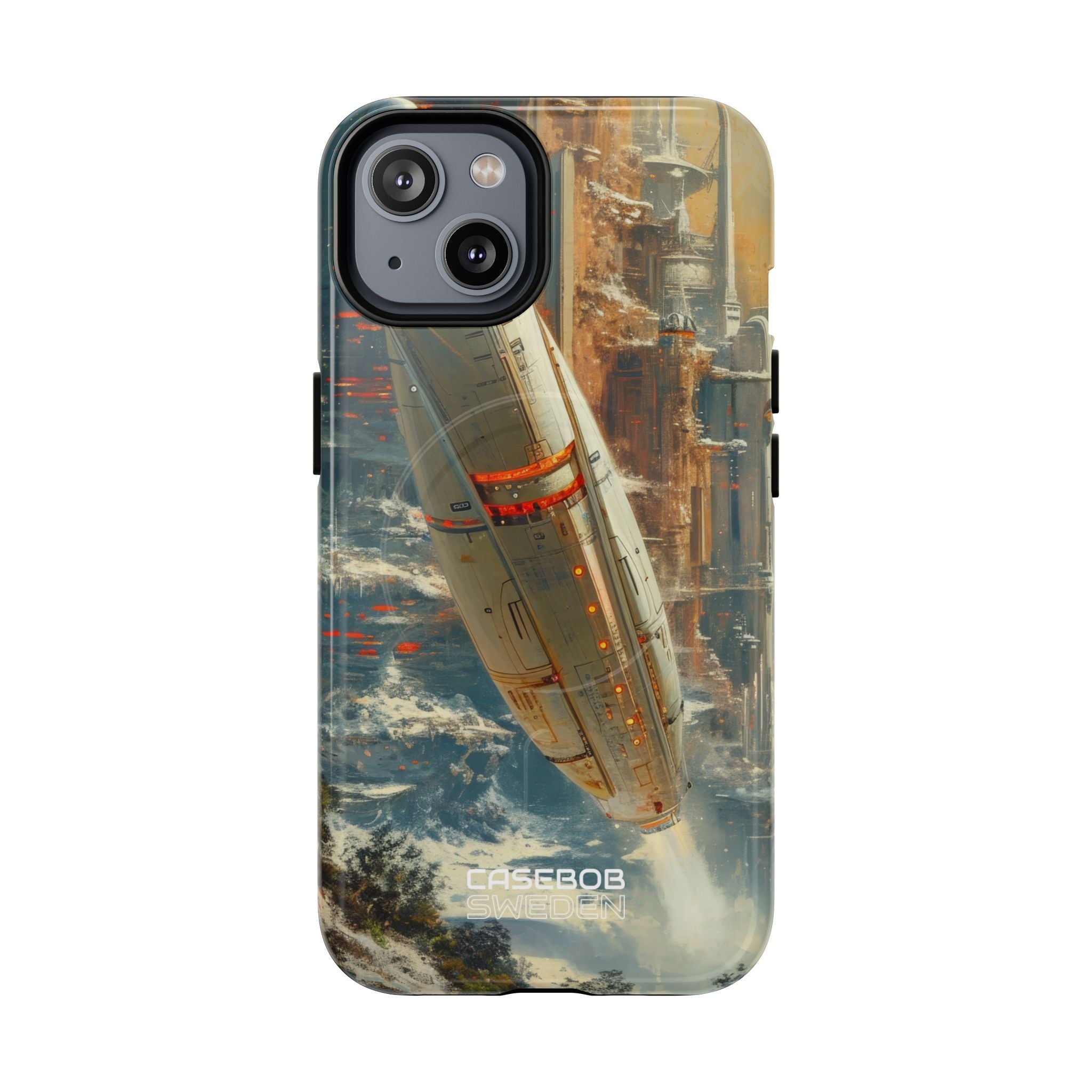 Futuristic Forest Voyage iPhone 14 - Tough+
