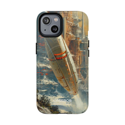 Futuristic Forest Voyage iPhone 14 - Tough+