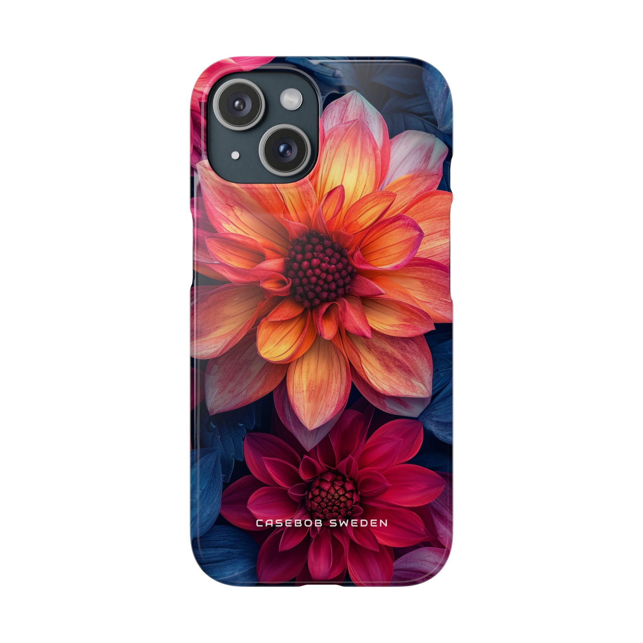 Fiery Bloom Harmony iPhone 15 - Slim Phone Case