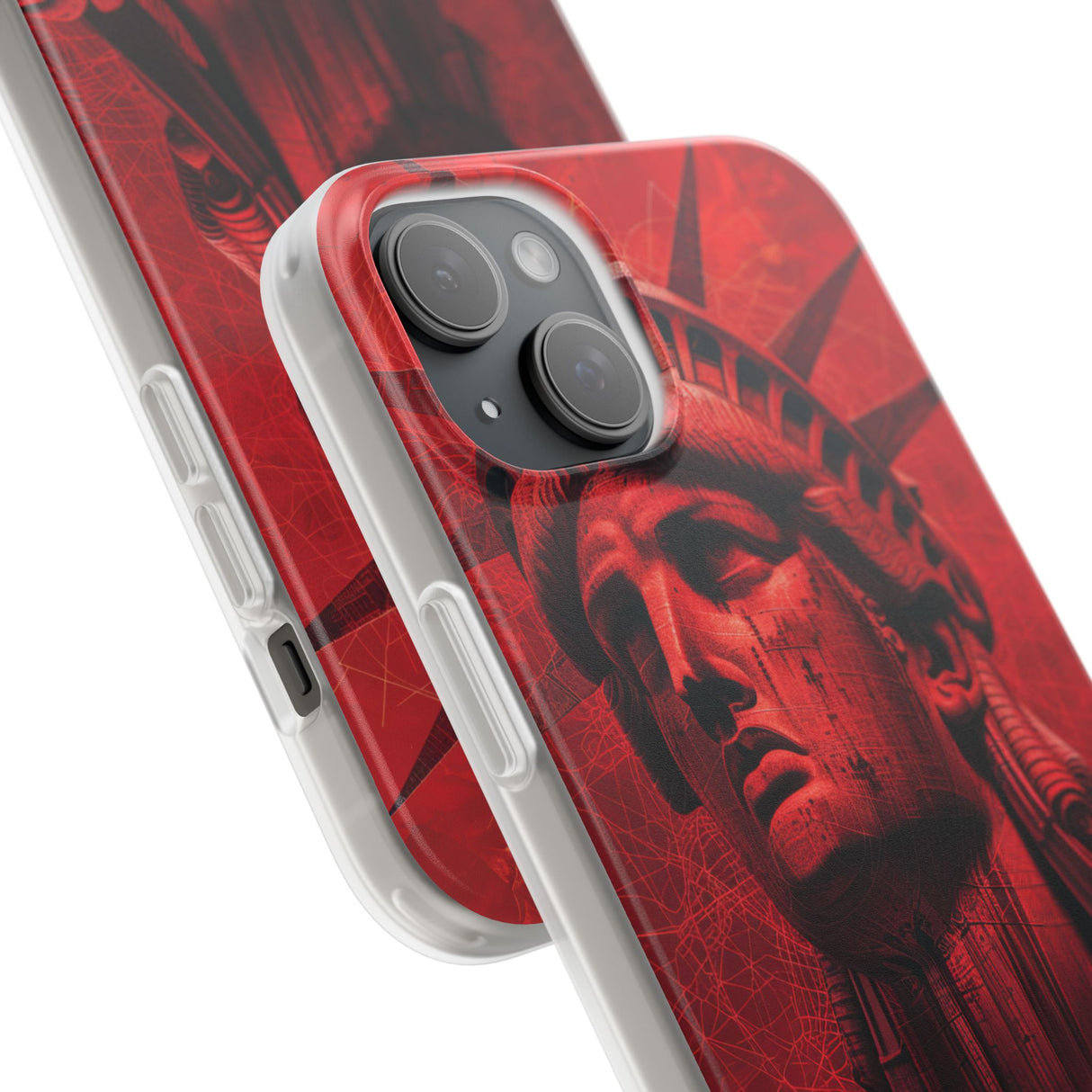 Red Liberty Revolution | Flexible Phone Case for iPhone