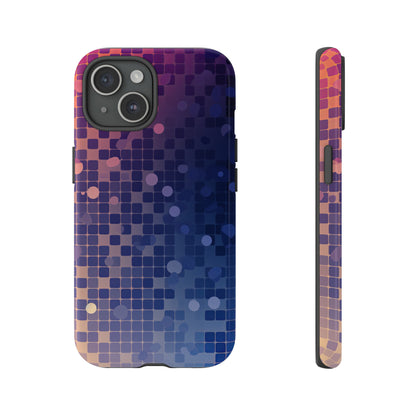 Azure Square: Blue Gradient - Protective Phone Case