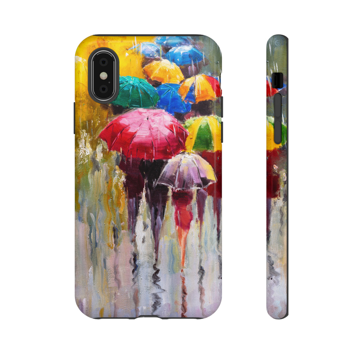 Oil Painting - Rainy Day - Protective Phone Case