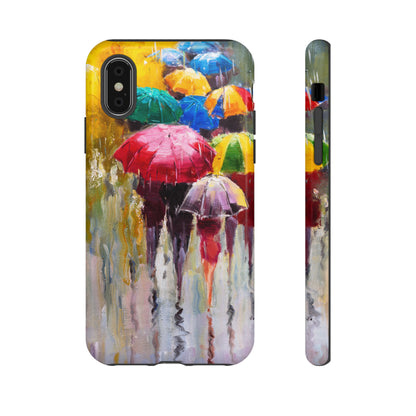 Oil Painting - Rainy Day - Protective Phone Case