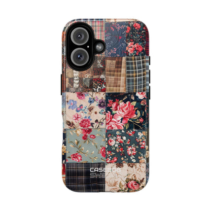 Patchwork Floral Quilt iPhone 16 - Tough+
