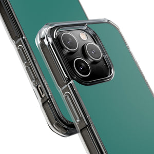 Celadon Green | Phone Case for iPhone (Clear Impact Case - Magnetic)