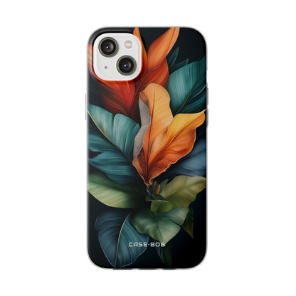 Tropical Leafburst iPhone 14 Plus Case - Soft