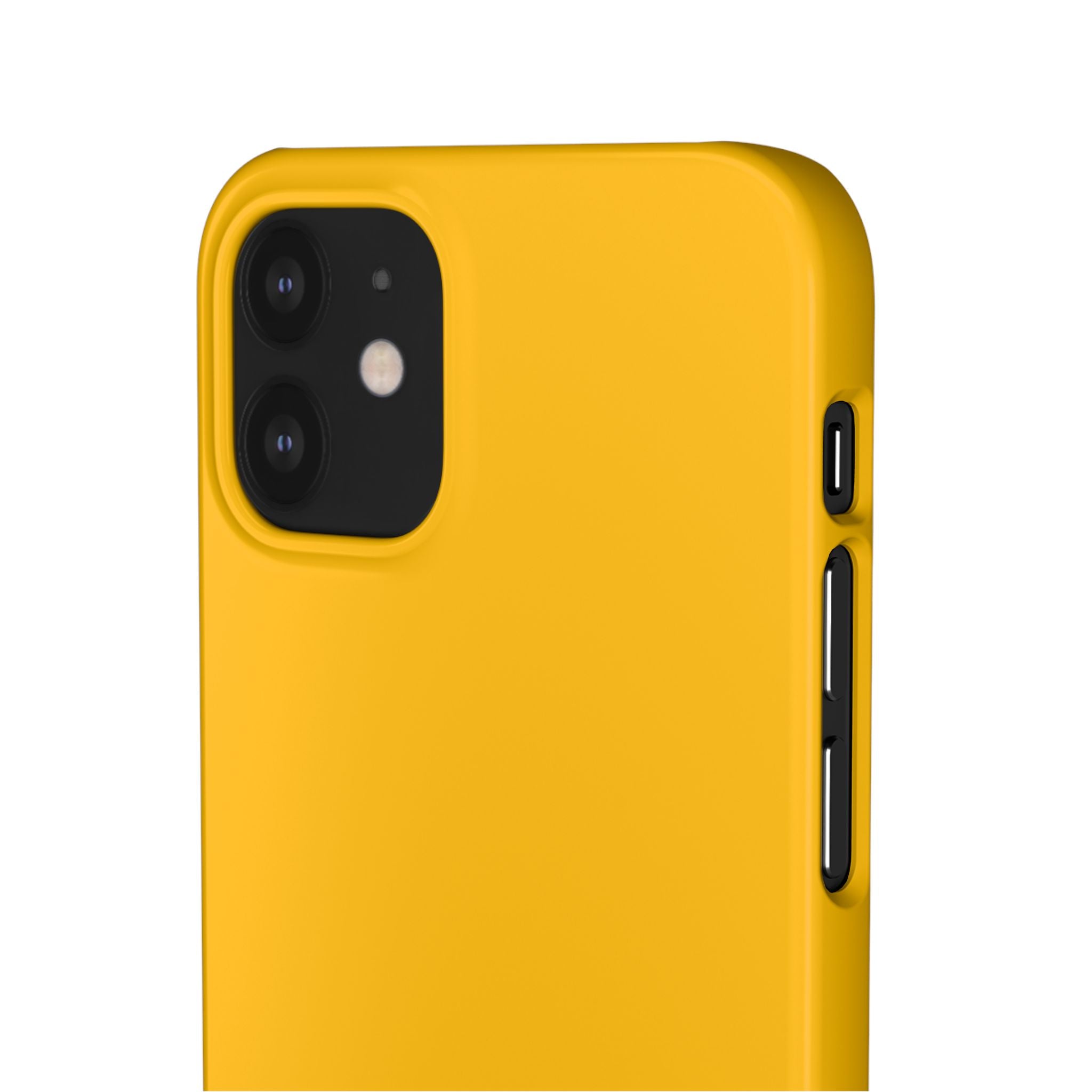 Amber Yellow - Slim iPhone 12 Phone Case