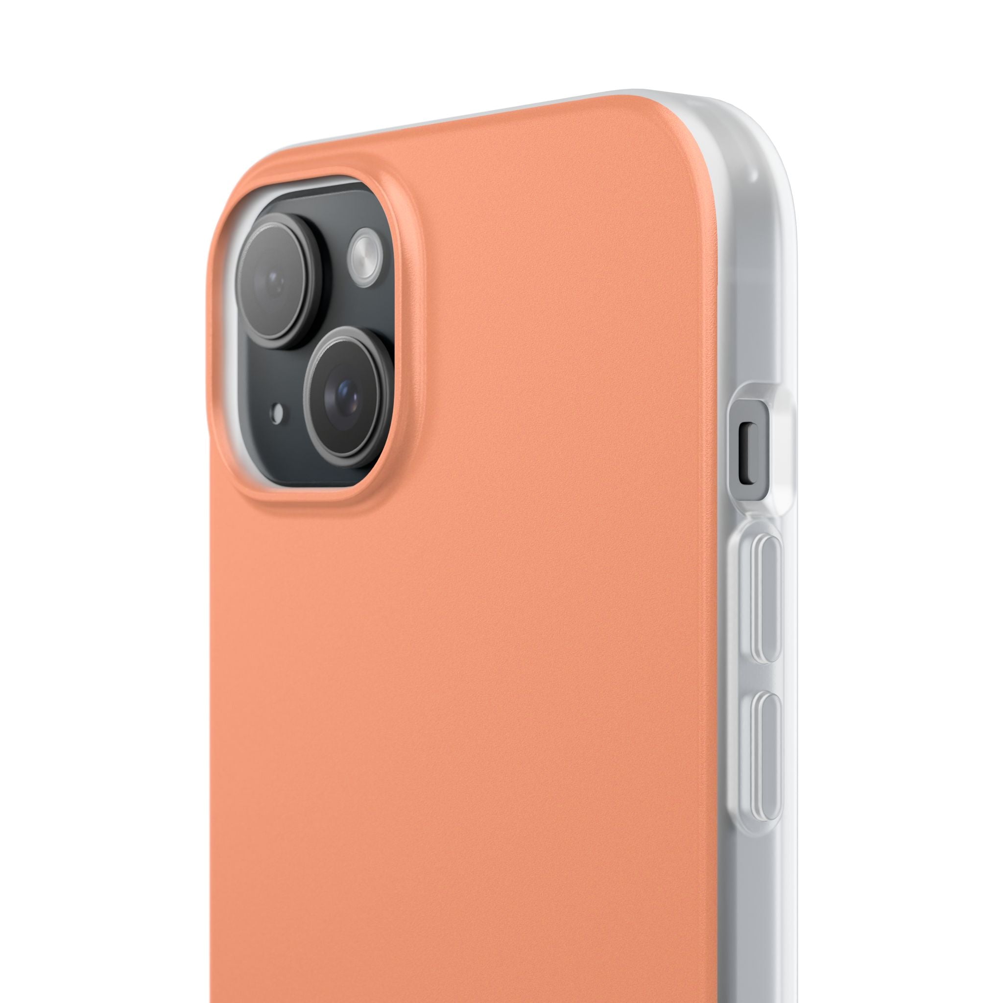 Light Salmon iPhone 15 - Flexi Phone Case