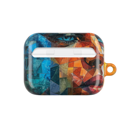 Mosaic Gaze Blue - AirPods Case