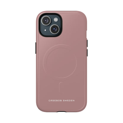 Rosy Brown iPhone 15 | Tough+ Phone Case