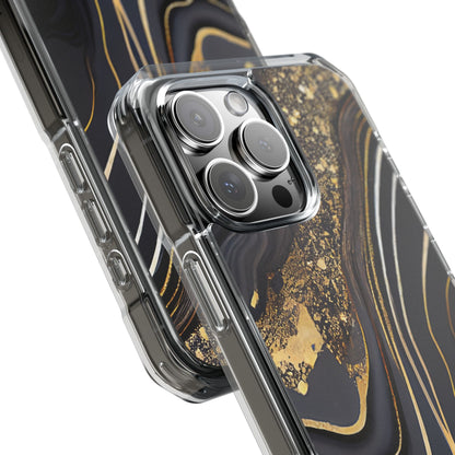 Elegant Gold Streams iPhone Case - Impact
