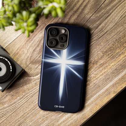 Luminous Cross Radiance - iPhone Case