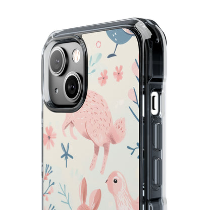 Pastel Whimsical Nature - Clear Impact iPhone 14 Phone Case