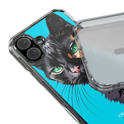 Curious Cat Stare iPhone Case - Impact