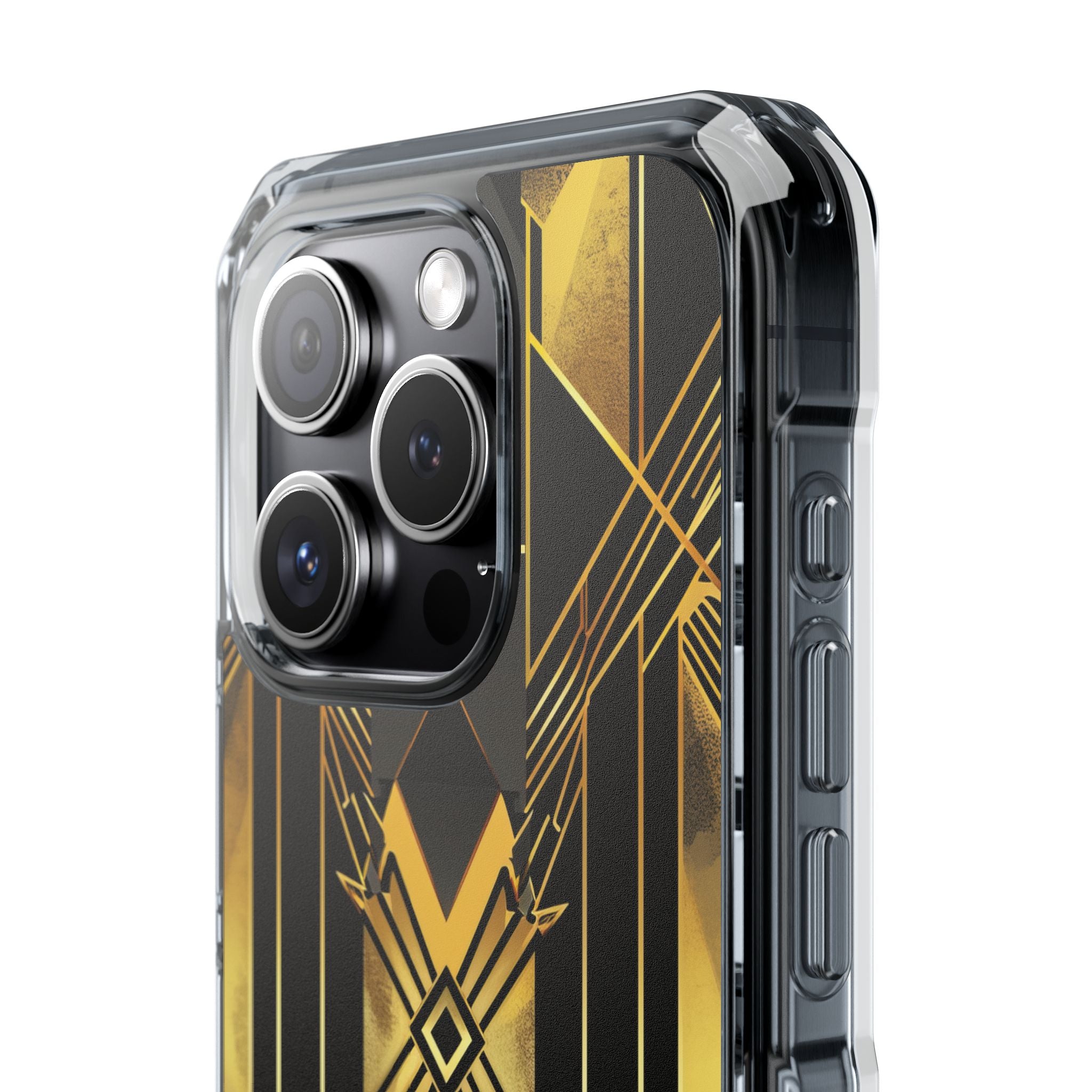 Golden Diamond Radiance iPhone 15 Pro Case - Impact