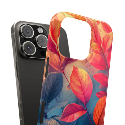 Red Blue Nature - Slim iPhone 16 Phone Case