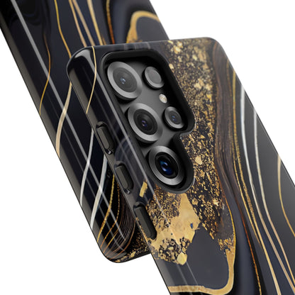 Elegant Gold Streams - Samsung Case