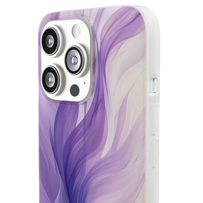 Purple Ribbon Waves iPhone 13 Pro - Soft