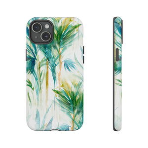 Watercolor Tropical Trees - Protective Phone Case