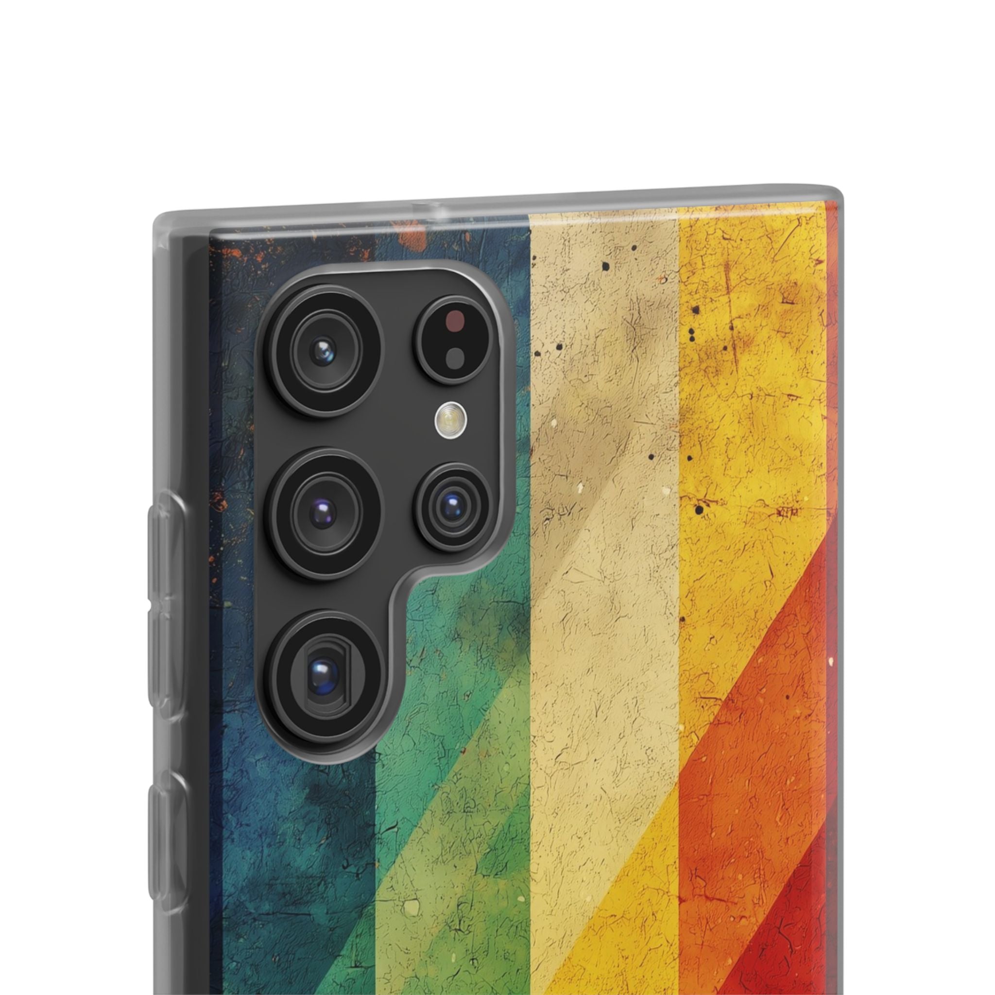 Diagonal Spectrum Samsung S22 Ultra Case - Soft