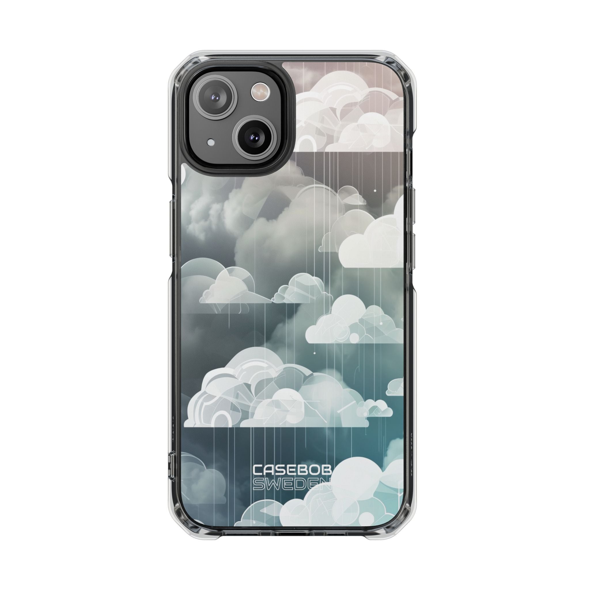 Silver Dream Clouds iPhone 14 - Impact Clear+