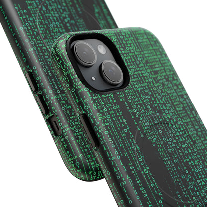 Matrix Gradient Flow iPhone 15 | Tough+ Phone Case