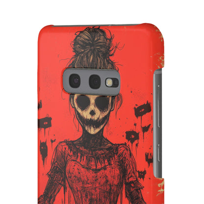 Haunting Scarlet Descent Samsung S10 - Slim Phone Case