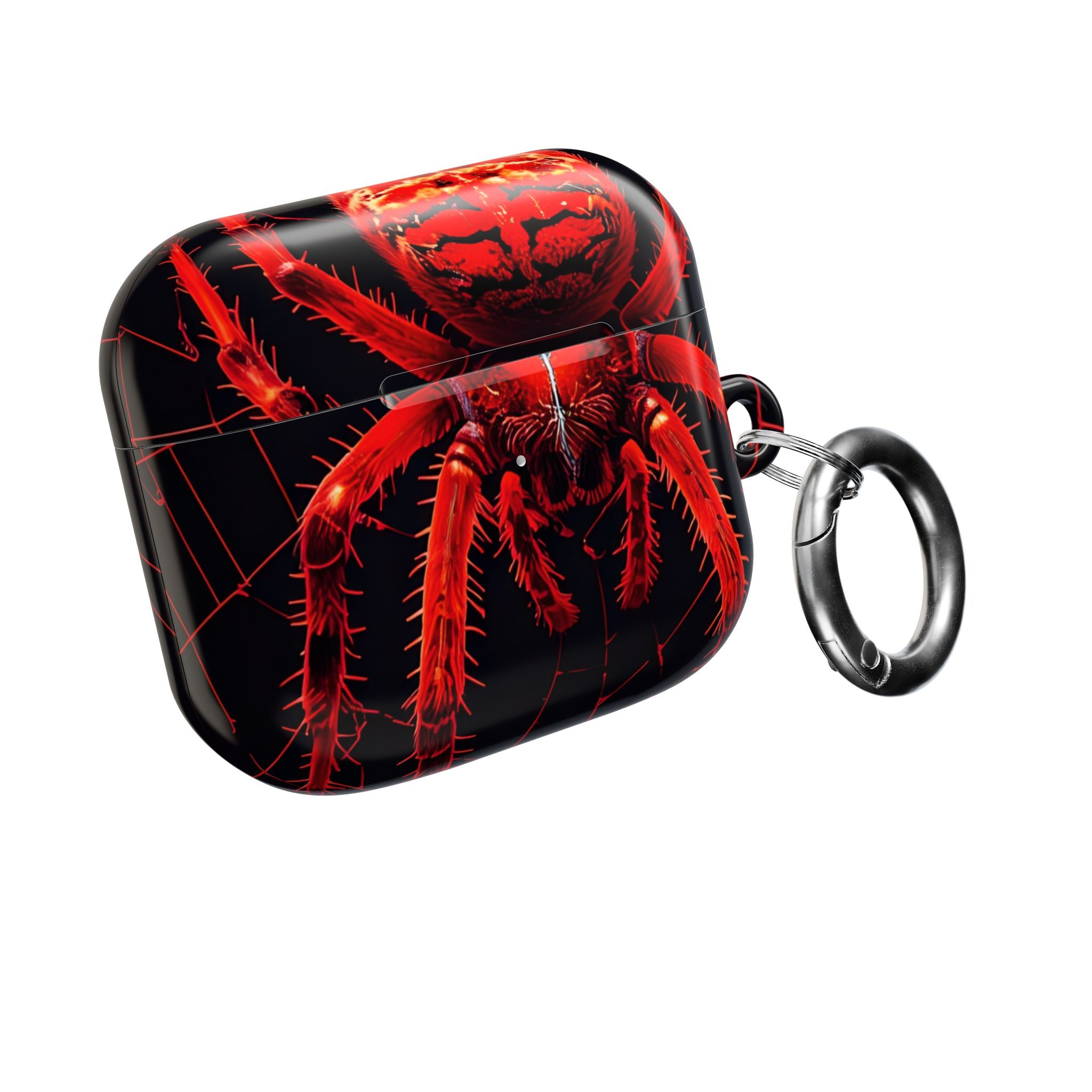 Crimson Spiderweb - AirPods Case