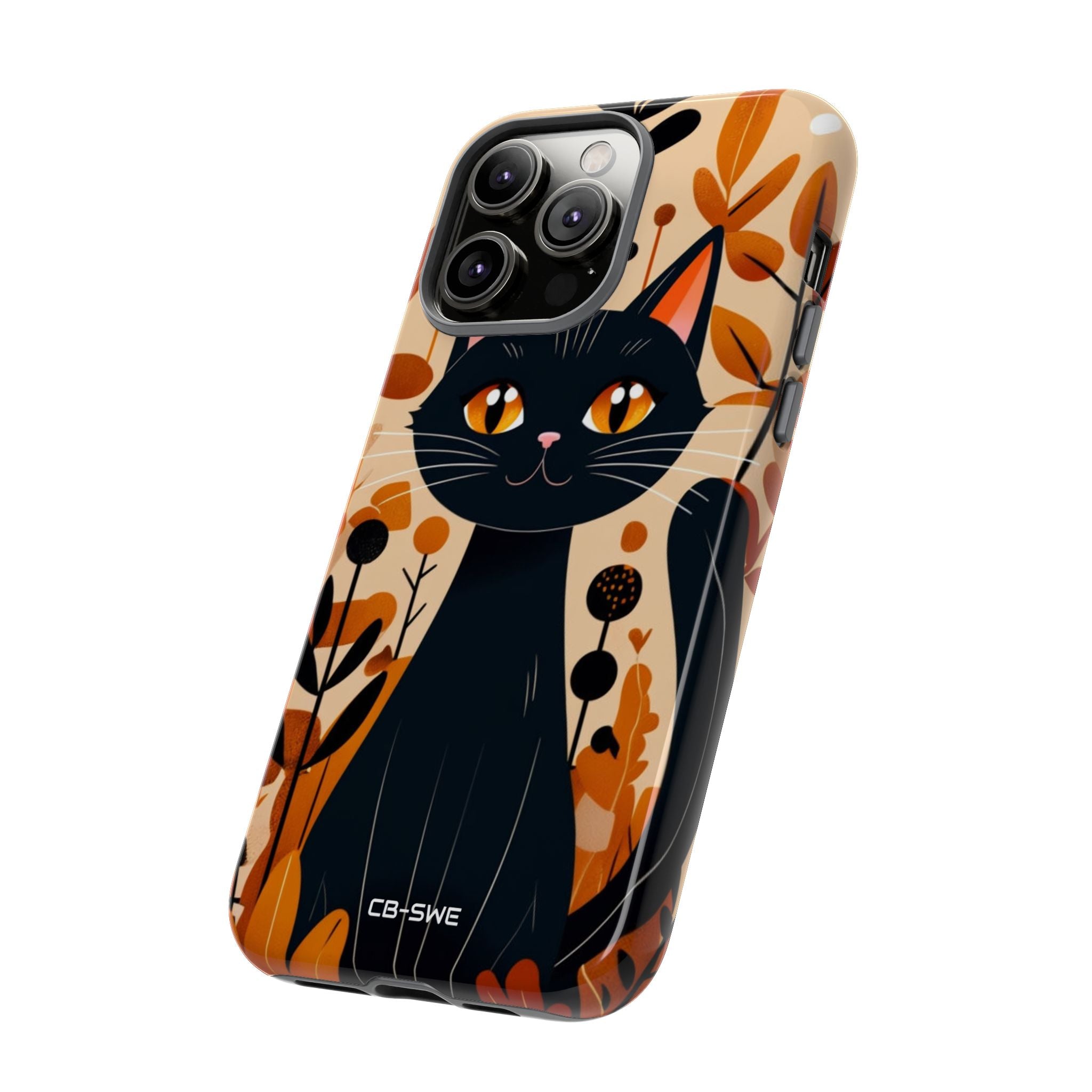 Autumnal Cat Whimsy - iPhone Case