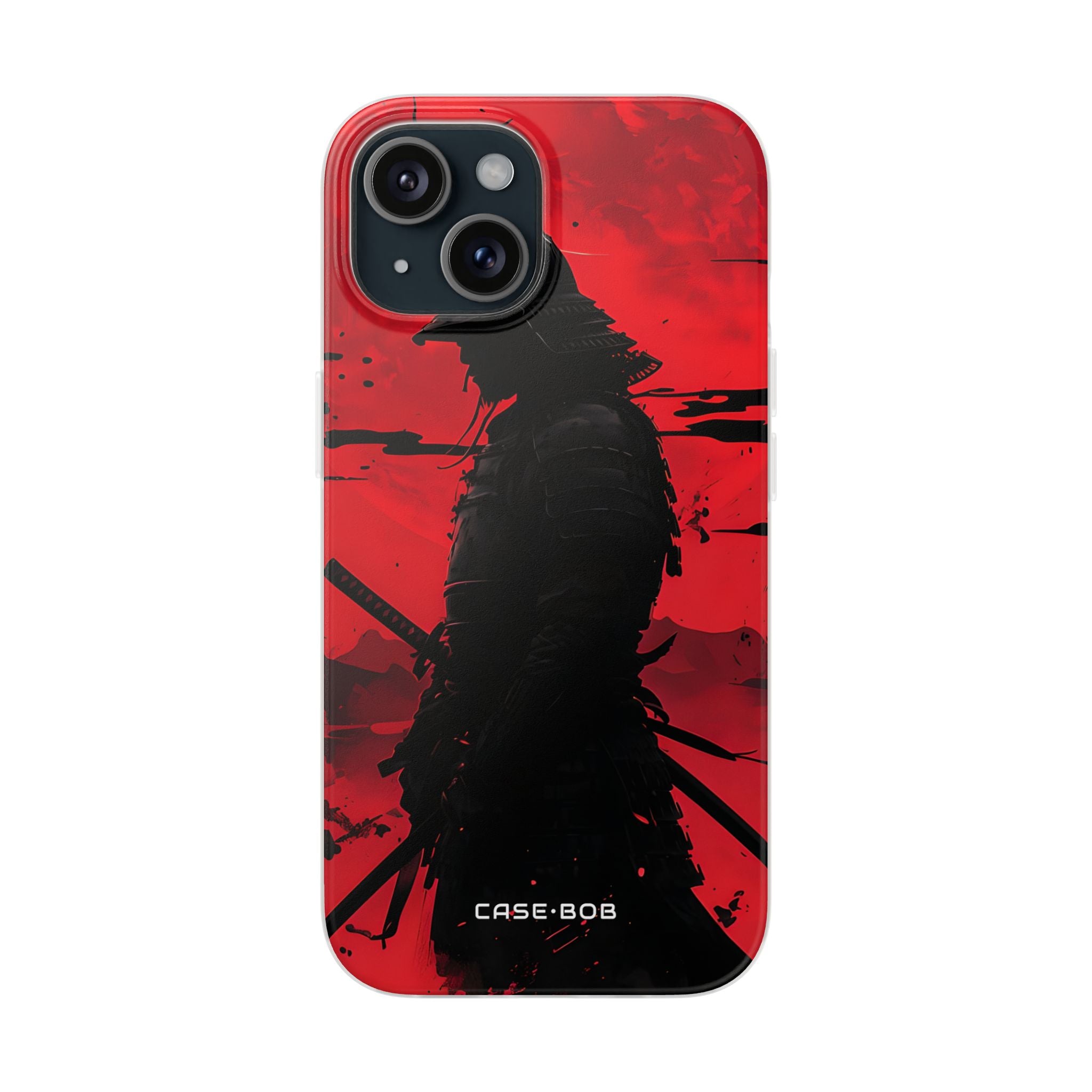 Crimson Samurai iPhone 15 Case - Soft