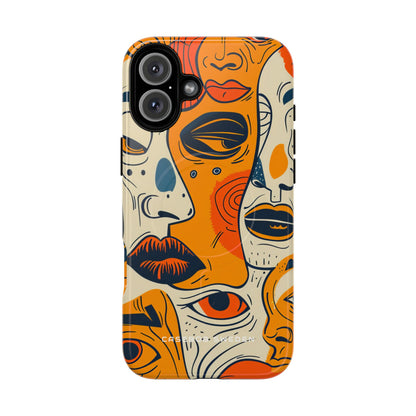 Gradient Face Mosaic iPhone 16 | Tough+ Phone Case